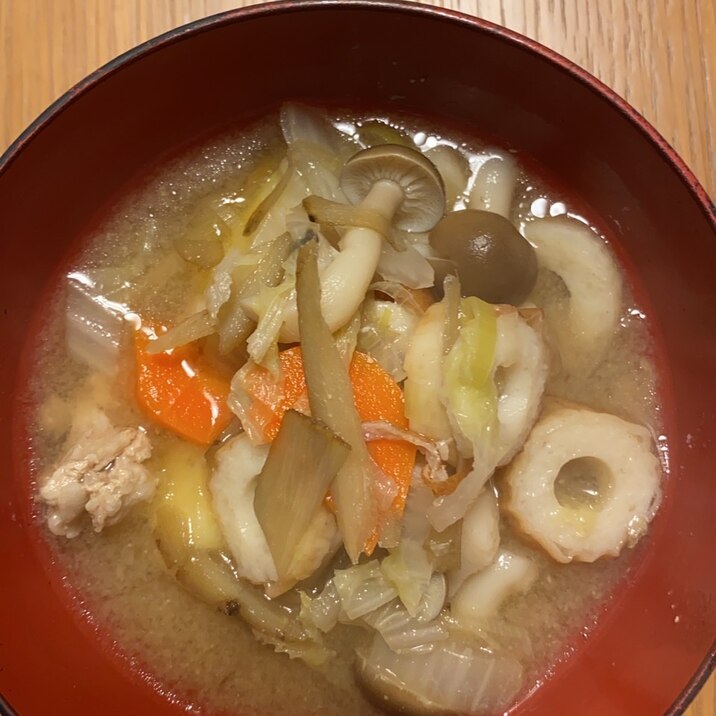 冬の定番!豚汁